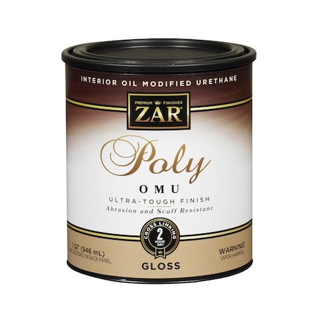 Zar ZAR Ultra Max Gloss Clear Water-Based Polyurethane 1 qt 36012